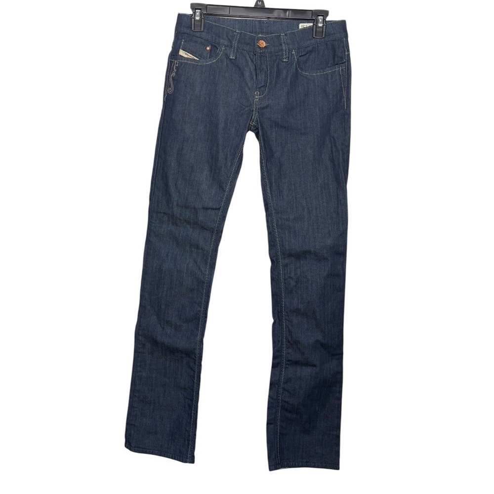 Diesel "LIV" Straight Slim Jeans Women's Size 28 Dark Wash Stretch